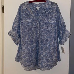 Croft and Barrow button down blouse